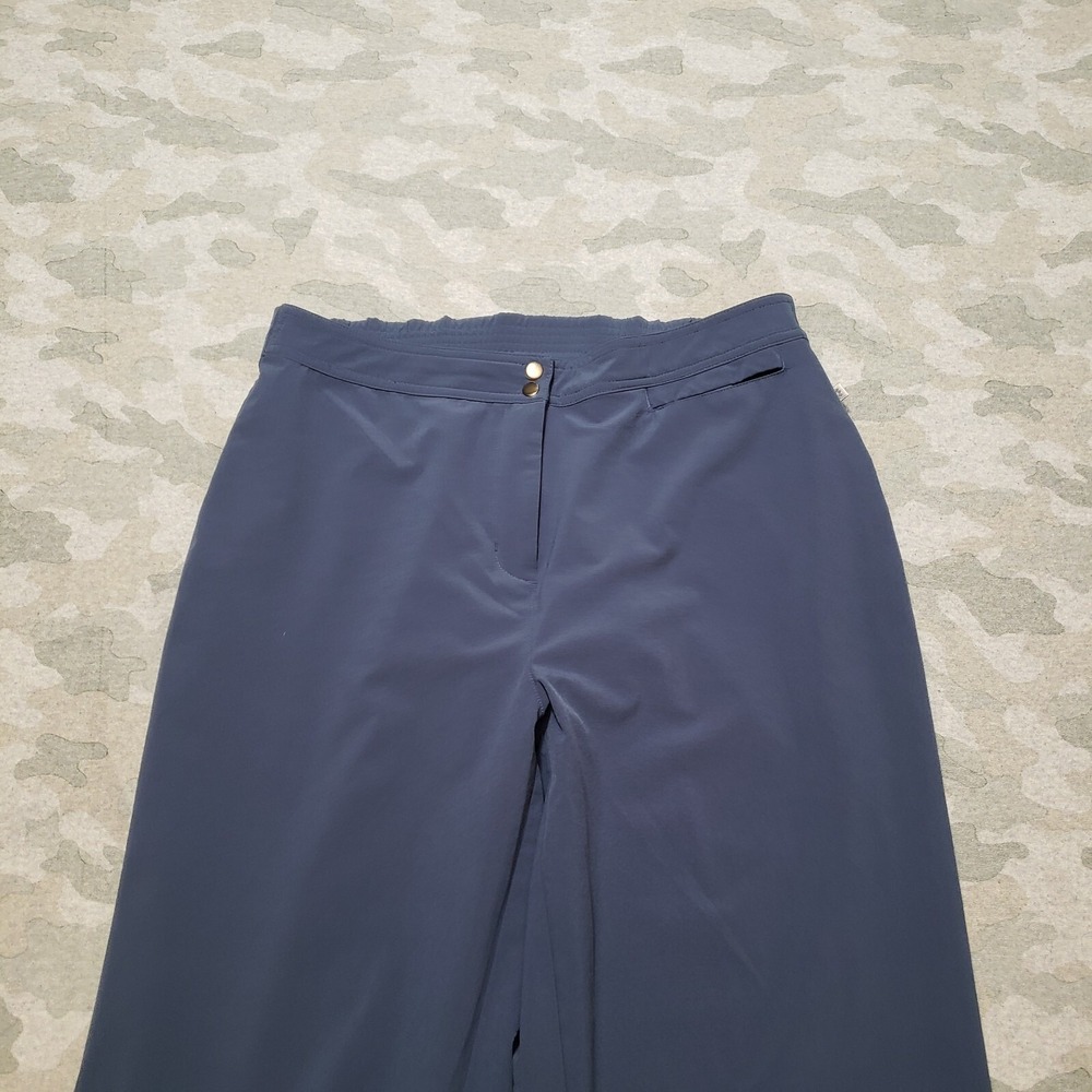 Chico's Pants Womens 1 Blue Crop Lightweight - Picture 2 of 9